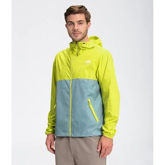 NWOT North Face Men's Cyclone 2.0 Hooded Jacket Sulphur Spring Green Size L 3161 - Picture 11 of 14